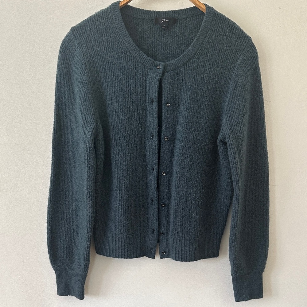 J. Crew Women's Deep Teal Cardigan